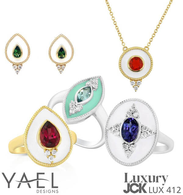 Yael Designs Debuts Regalia Collection of Gemstone and Enamel Jewelry