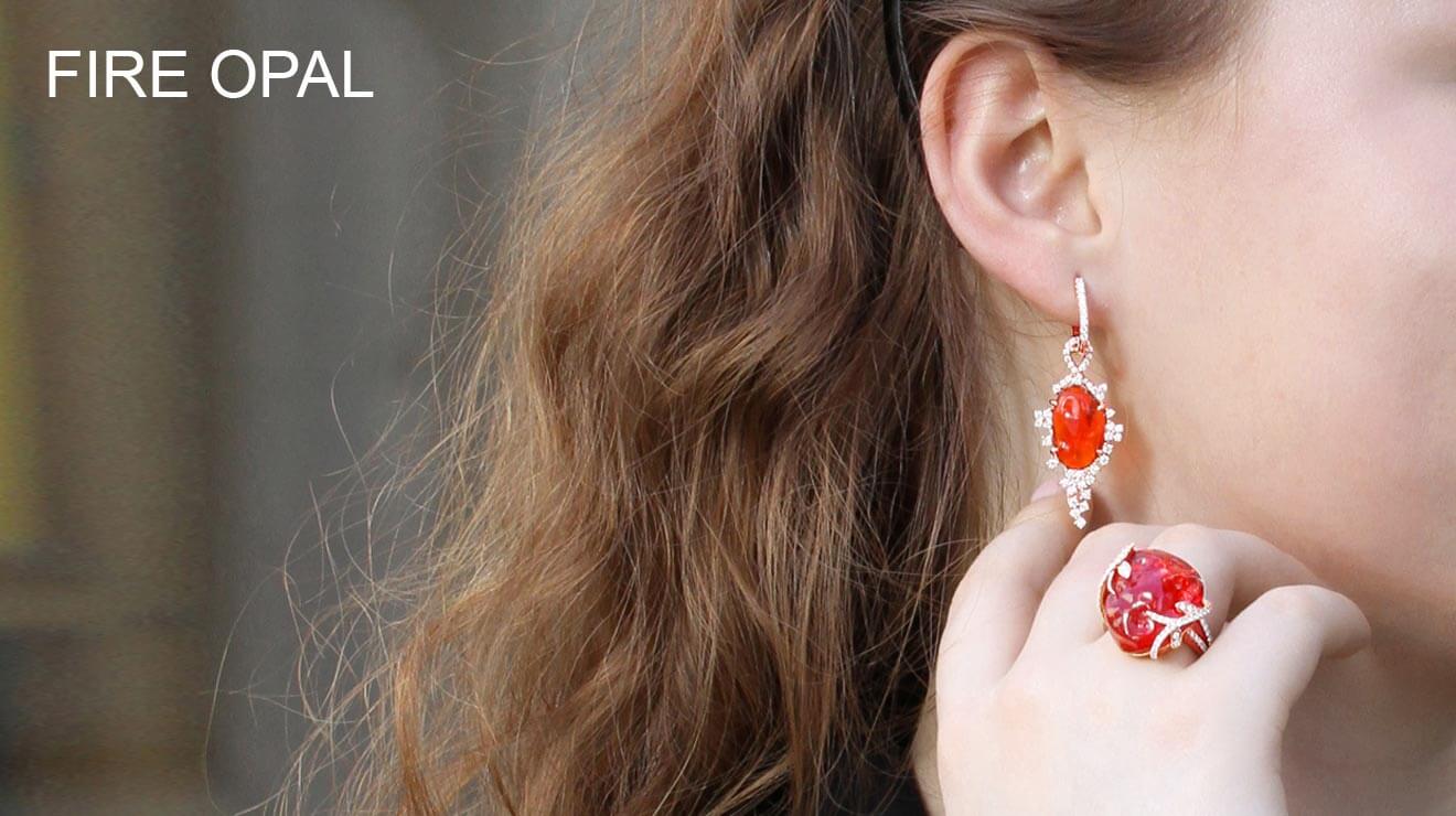 YAEL Designs - Fire Opal Collection
