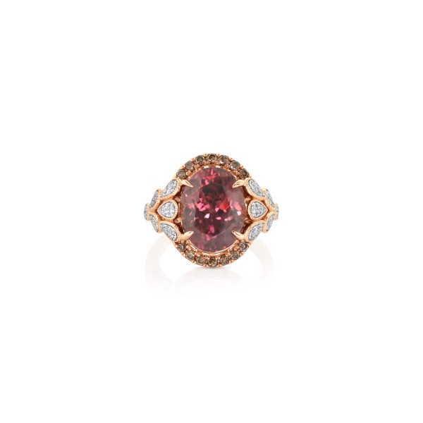 Brown Zircon Ring