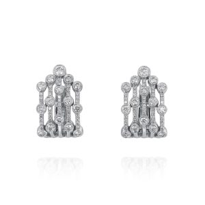 Diamond Cluster Earrings