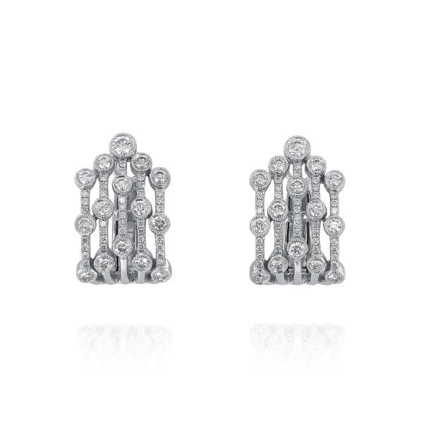 Diamond Cluster Earrings
