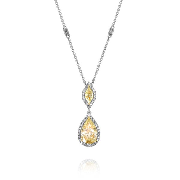 Fancy Yellow Diamond Pendant