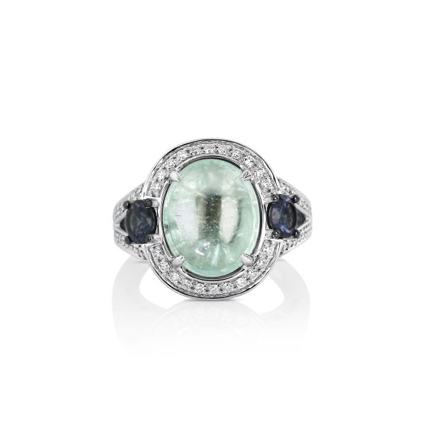 Vintage Garnet Paraiba Ring