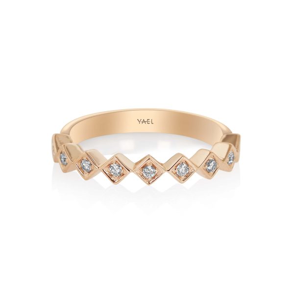 Geometric Diamond Band