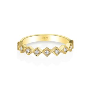 Geometric Diamond Band
