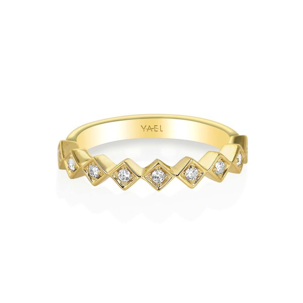 Geometric Diamond Band