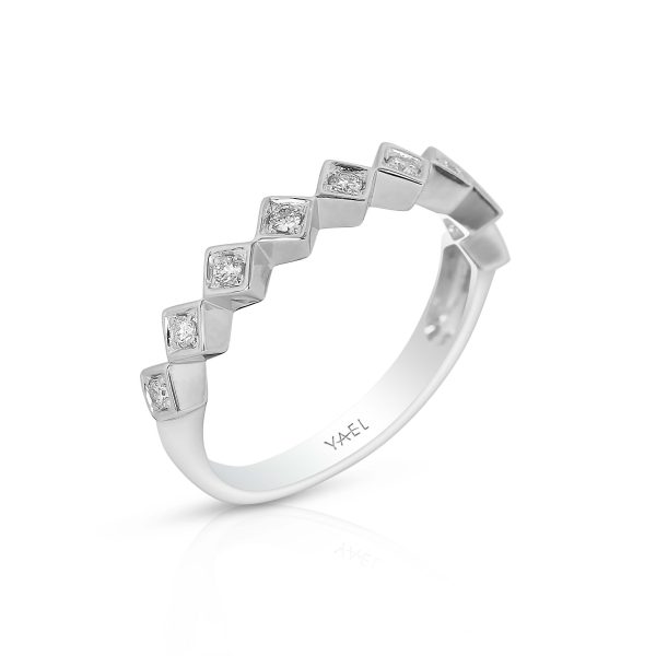 Geometric Diamond Band