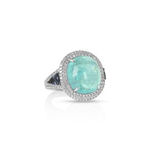 Paraiba and Color Change Garnet Ring