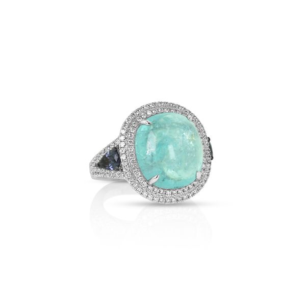 Paraiba and Color Change Garnet Ring