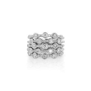 Multi-Row Diamond Band
