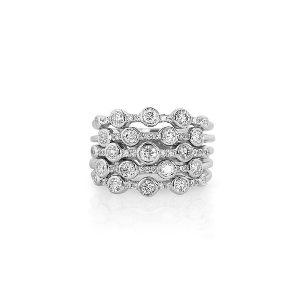 Multi-Row Diamond Band