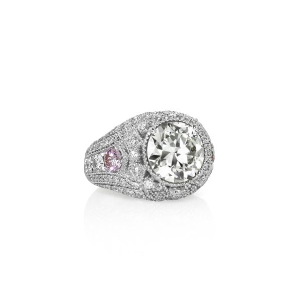 Vintage Inspired Diamond Dome Ring - Image 3