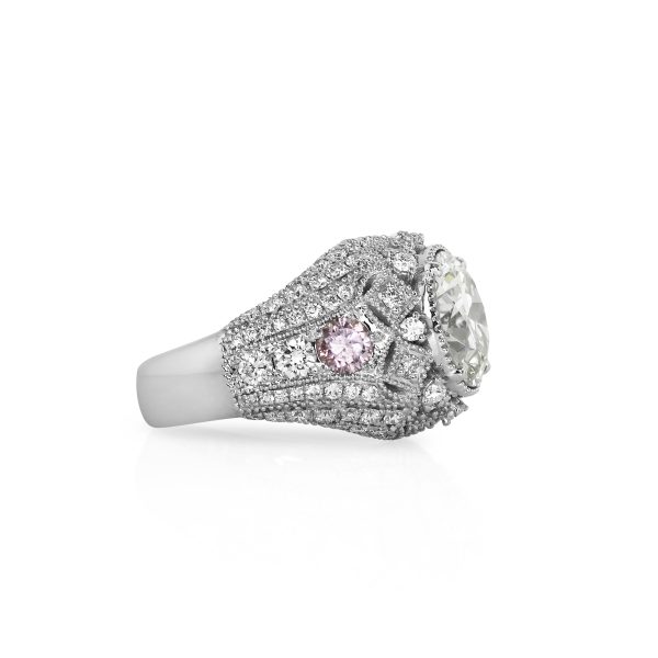 Vintage Inspired Diamond Dome Ring - Image 4