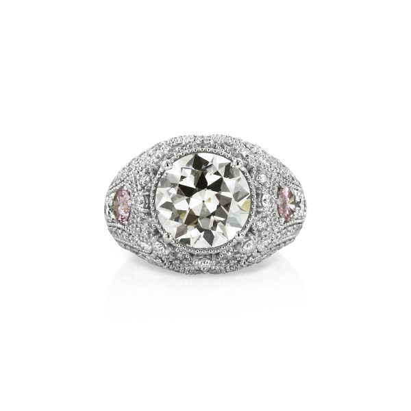 Vintage Inspired Diamond Dome Ring - Image 5