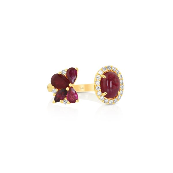 Greenland Ruby Cluster Ring - Image 2