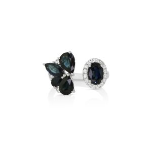 Bold Blue Sapphire Statement Ring