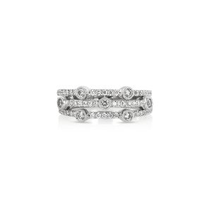 Vintage-Inspired Diamond Band