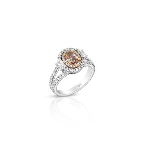 Platinum Pink Diamond Ring - Image 3