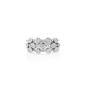 Delicate Diamond Stacking Band