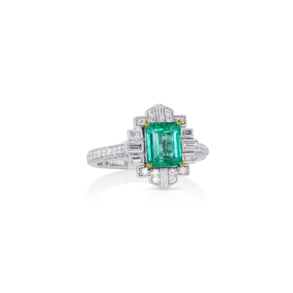 Emerald and Diamond Ring - Image 3