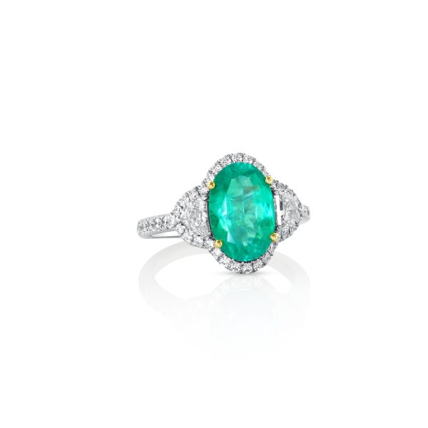 Emerald and Diamond Ring - Image 2