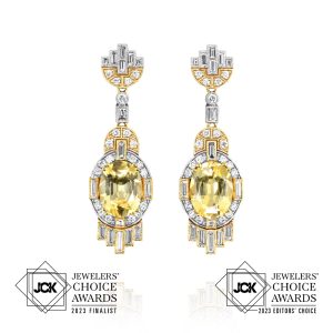 Yellow Sapphire Drop Earrings
