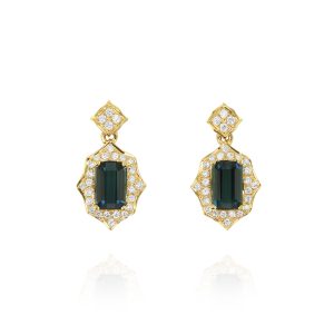 Green Tourmaline Earrings