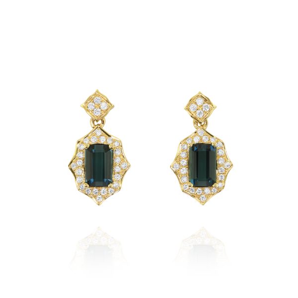 Green Tourmaline Earrings