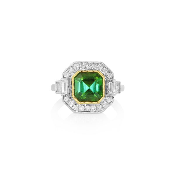 Green Tourmaline Ring.