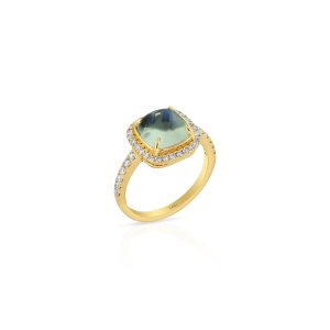 Cushion Moonstone Statement Ring