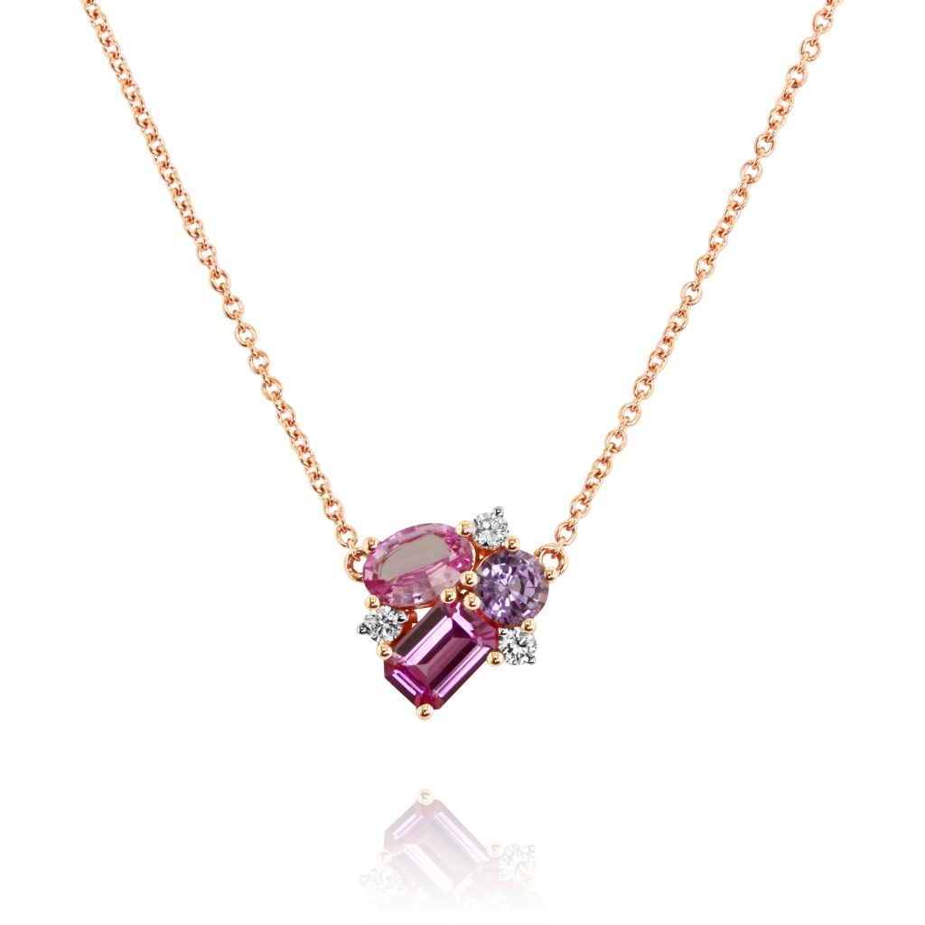 Tesserae Lilac Necklace