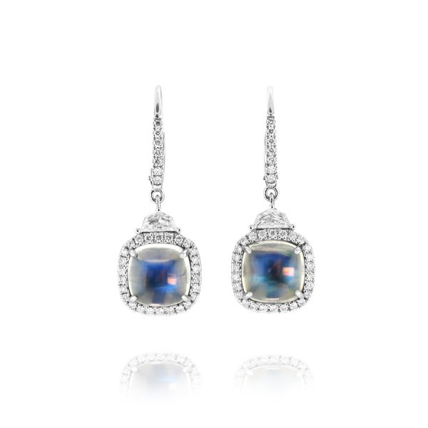 Classic Cushion Moonstone Drops - Image 2