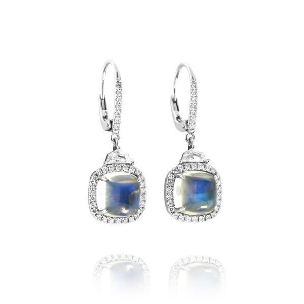 Classic Cushion Moonstone Drops