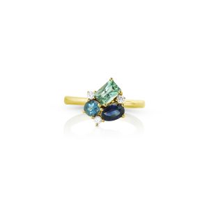 Tesserae Green Ring