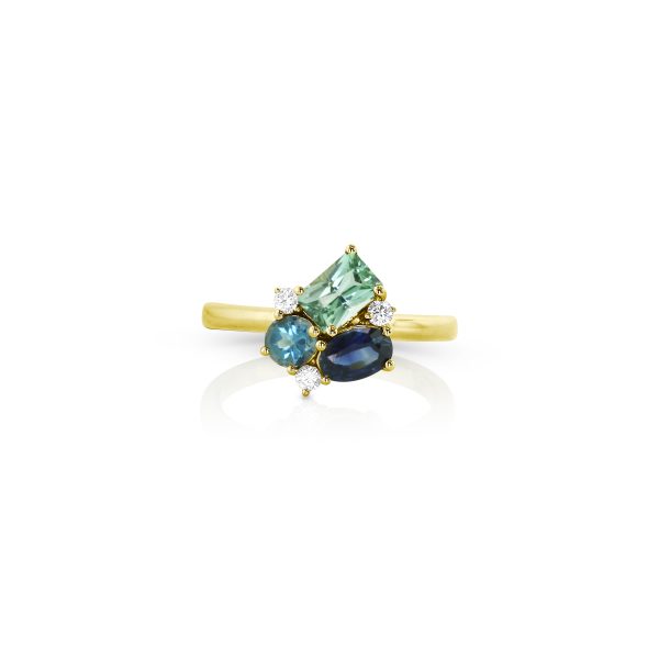 Tesserae Green Ring