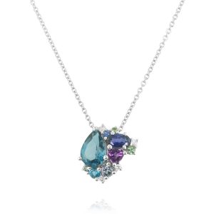 Sapphire & Topaz Pendant