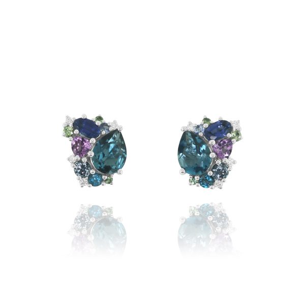 Statement Sapphire Earrings