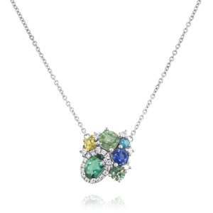 Mixed Gemstone Pendant