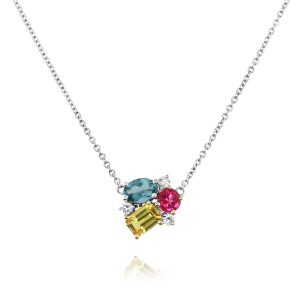 Canary Yellow & Rubellite Ring
