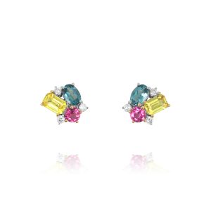 Multicolor Tourmaline & Topaz Ring
