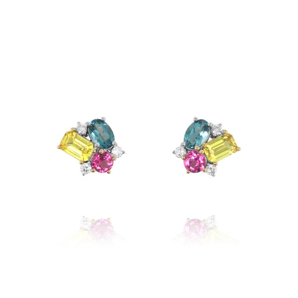 Multicolor Tourmaline & Topaz Ring