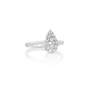 Pear-Shaped Diamond Ring