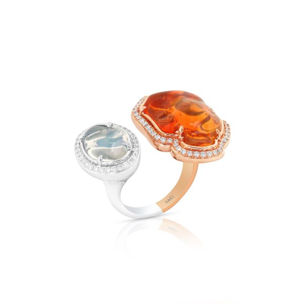 Double Opal Statement Ring - Image 2