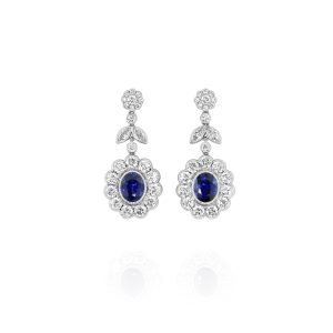 Sapphire Drop Earrings