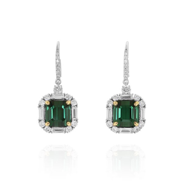 Glow Green Tourmaline Earrings