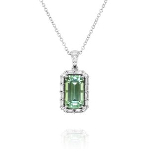 MoDeco Radiance Green Tourmaline Pendant