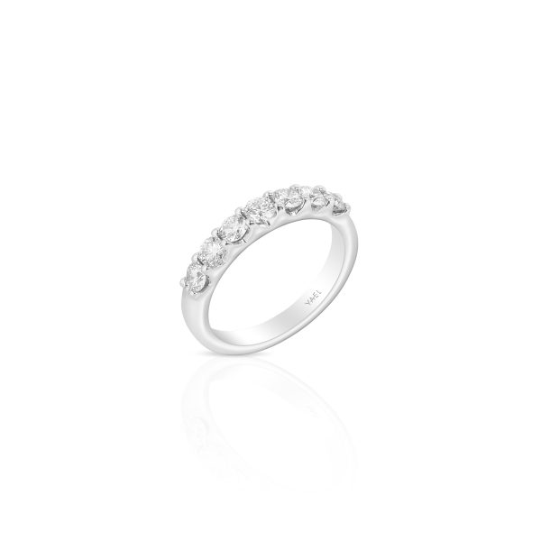 Classic Diamond Band in White Gold - Image 3
