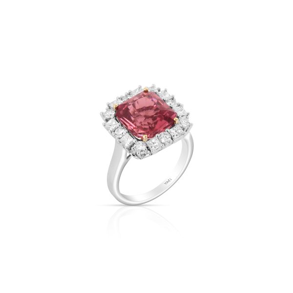 Radiant Pink Tourmaline Statement Ring - Image 2