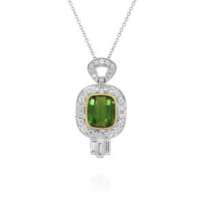 Green Tourmaline Pendant.