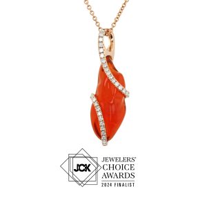 Free Fprm Fire Opal Wrap Pendant